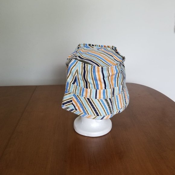 J. Crew Vintage Striped Crusher, Bucket , Fishermen's Hat Men's Size S-M NOS NWT - Picture 3 of 9